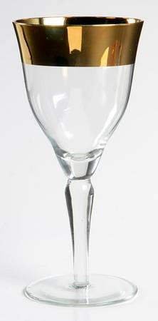 Golden Wine Glass
