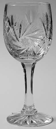 Pinwheel Wine Glass