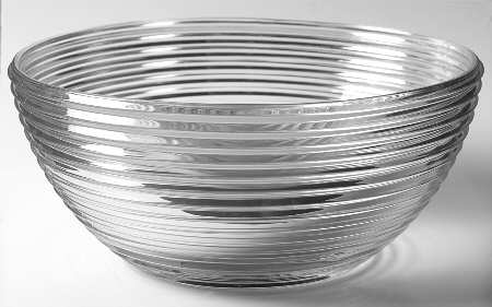 Park Avenue Clear Salad Bowl
