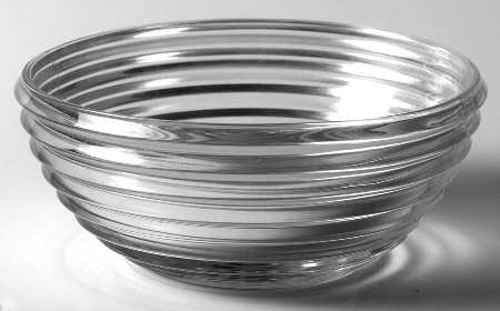 Park Avenue Clear 6" Round Bowl