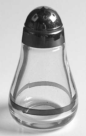 Wedding Band Platinum (Ball Stem) Shaker with Metal Lid
