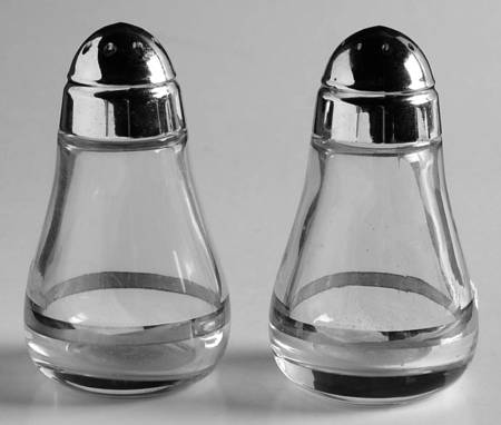 Wedding Band Platinum (Ball Stem) Shaker Set w/Metal Lids