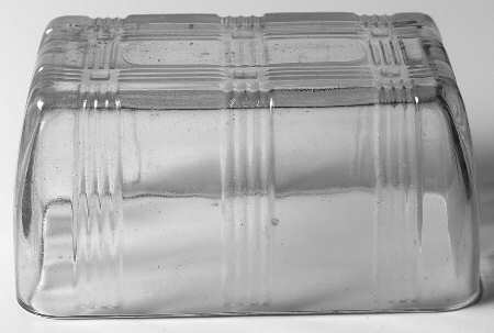 Crisscross Clear Lid for 1 Lb Covered Butter