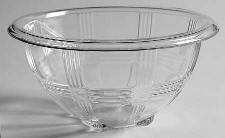 Crisscross Clear 6" Mixing Bowl