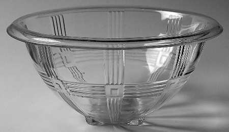 Crisscross Clear 9" Mixing Bowl