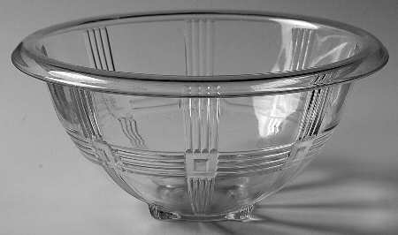 Crisscross Clear 8" Mixing Bowl