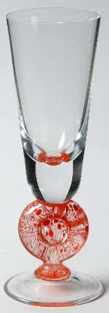 AA1 Orange Cordial Glass