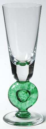 AA1 Green Cordial Glass