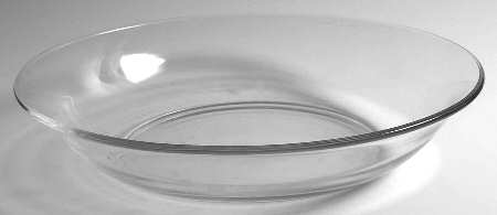 Classique Clear (Coupe) 11" Shallow Round Bowl