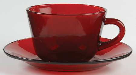 R1700 Royal Ruby Cup & Saucer Set