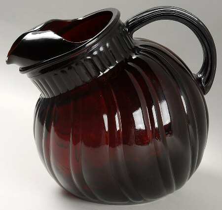 Swirl Royal Ruby 80 Oz Ball Jug