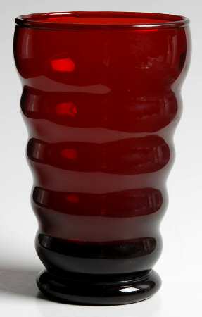 Whirly Twirly Royal Ruby Flat Tumbler