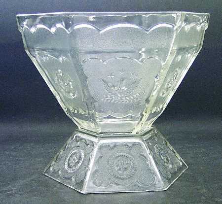 Americana Punch Bowl with Stand