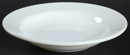 Anchorwhite (Milk White) Large Rim Soup Bowl