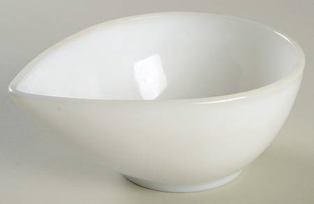 Anchorwhite (Milk White) 5" 1 Pint Swedish Modern Mixing Bowl