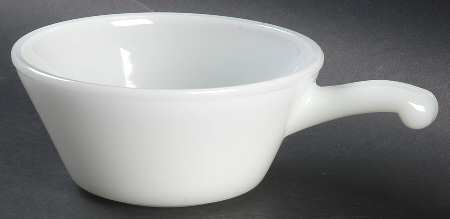 Anchorwhite (Milk White) 1 Handle 12 Oz French Casserole