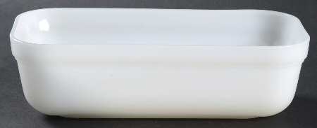 Anchorwhite (Milk White) Large Refrigerator Jar No Lid