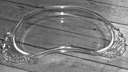 Parti-Ade Crescent Shape Dish