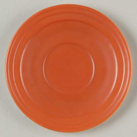 Moderntone Little Hostess Orange Saucer for Child's Cup