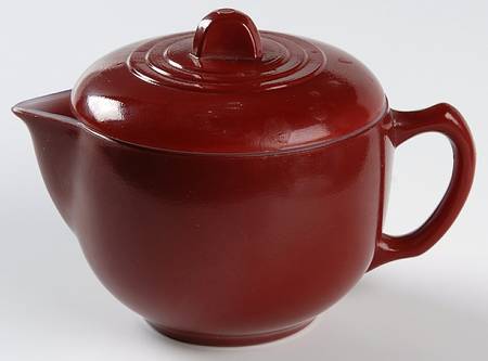 Moderntone Little Hostess Maroon Burgundy Child's Teapot & Lid