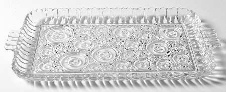 Colonial Lady Clear Snack Plate No Cup