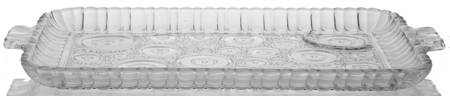 Colonial Lady Clear Snack Plate No Cup