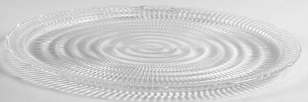 Beehive Clear Cake Plate No Dome