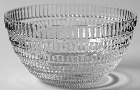 Beehive Clear 5" Round Bowl