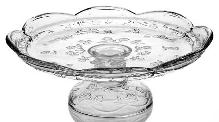 Savannah Clear 11" Diameter Pedestal Cake Stand No Dome