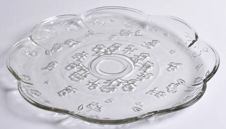 Savannah Clear 12" Round Platter