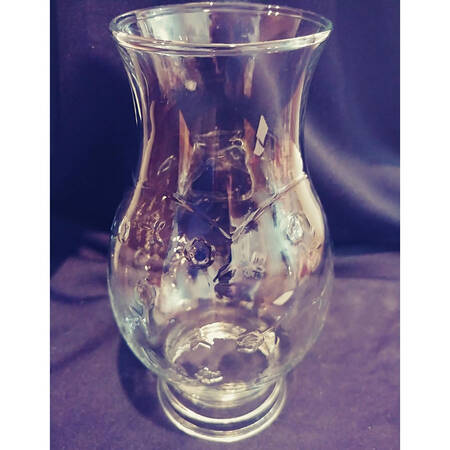 Savannah Clear Hurricane Lamp, Globe Only