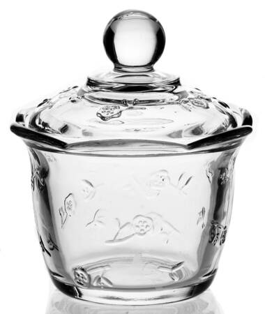 Savannah Clear Sugar Bowl & Lid