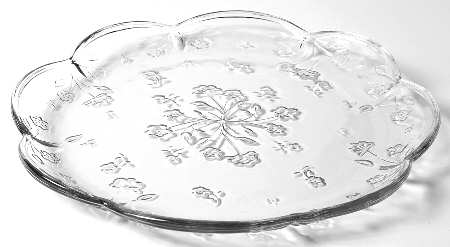Savannah Clear 12" Round Platter