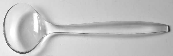 Savannah Clear Plastic Salad Serving Spoon