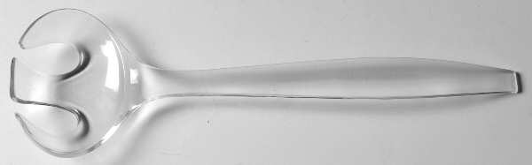 Savannah Clear Plastic Salad Serving Fork