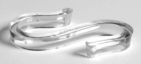 Savannah Clear Plastic Punch Cup Hanger/Hook