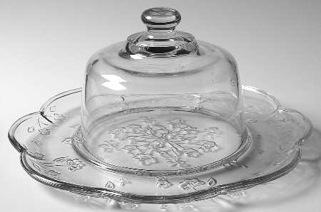 Savannah Clear Cheese & Cracker with Cover