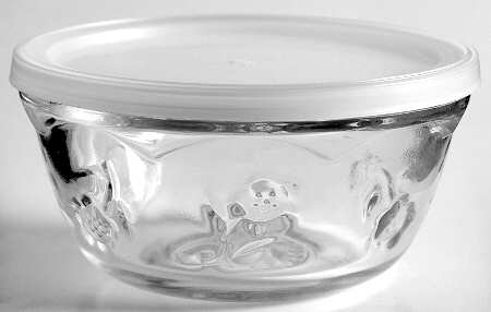 Savannah Clear Custard Cup W/Plastic Lid