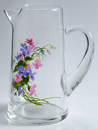 Wild Violets 36 Oz Pitcher