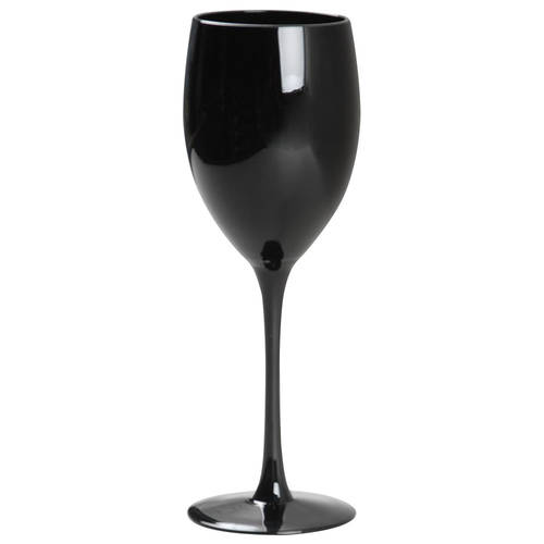 Midnight Black Wine Glass