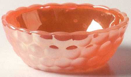 Peach Lustre Bubble by Anchor Hocking