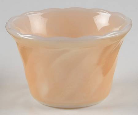 Peach Lustre Shell by Anchor Hocking