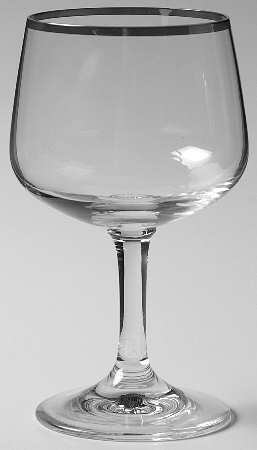 Melody Platinum Wine Glass