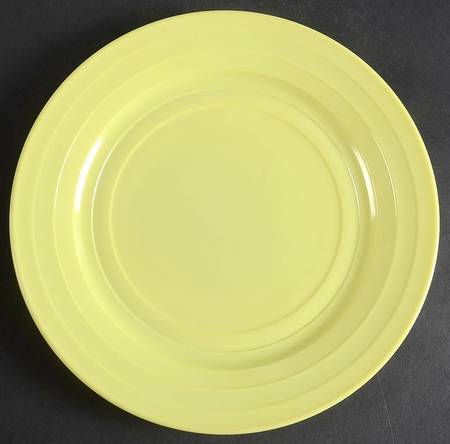 Moderntone Platonite Chartreuse Dinner Plate