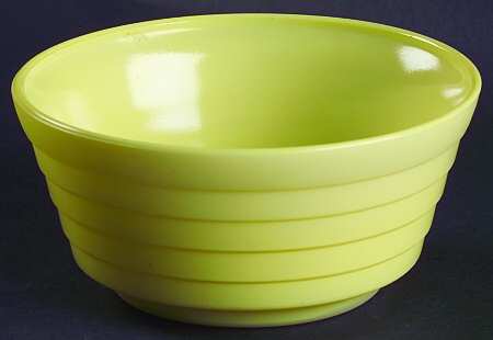 Moderntone Platonite Chartreuse Cereal Bowl