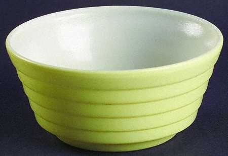 Moderntone Platonite Chartreuse Cereal Bowl