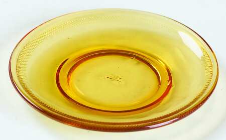 Stippled Band Topaz Toy Plate