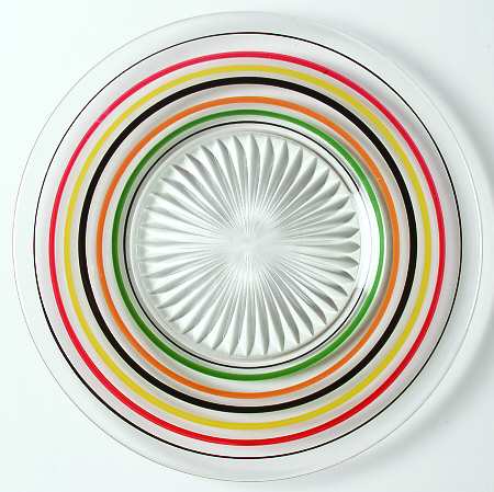 Panelled Ring Ding Luncheon Plate