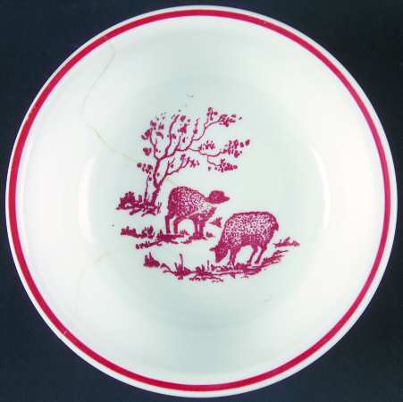 Little Bo Peep Red by Anchor Hocking