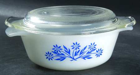 Cornflower Individual Casserole & Lid